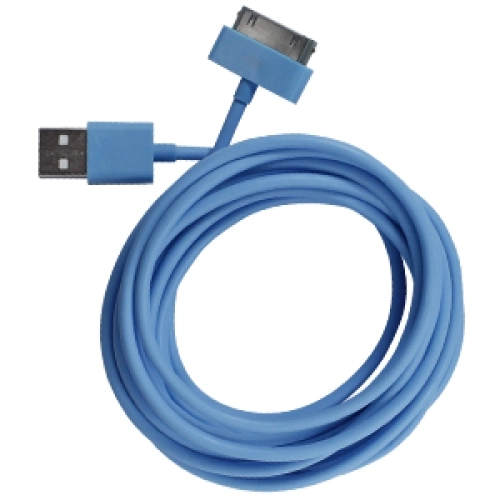 CABO USB IPHONE ARCTICUS 3MTS 4/4S AZUL