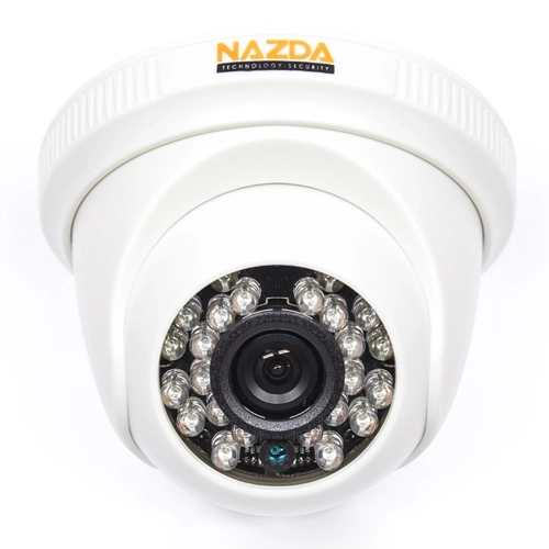 CAMERA INFRA DOME NAZDA 1/4 - 3,6MM 20MTS 720P PLASTICA BRANCA