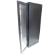 RACK FECHADO 19 24U X 870MM PARA PISO PRETO