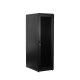 RACK FECHADO 19 36U X 870 MM PARA PISO PRETO