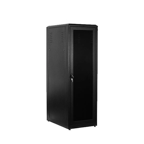 RACK FECHADO 19 36U X 870 MM PARA PISO PRETO