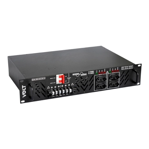 INVERSOR SENOIDAL VOLT 48VDC 220AC 750VA P/ RACK 2U