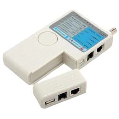 TESTADOR CABO RJ45/RJ11 6X4 E 6X6/BNC E USB