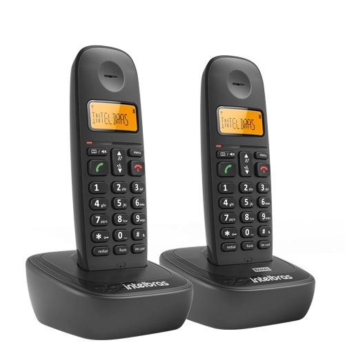 TELEFONE SEM FIO INTELBRAS TS 2512 PRETO