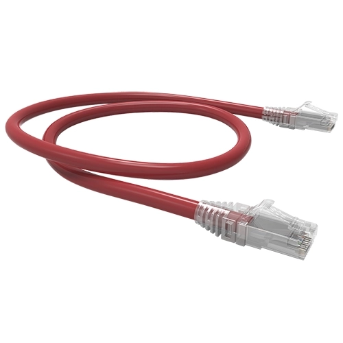 PATCH CORD U/UTP FURUKAWA CAT6 GIGALAN T568A/B LSZH 2,5M VERMELHO 35123234