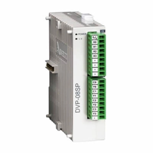 MÓDULO DE EXPANSÃO DELTA DVP08SP11R P/ CLP DVP SS, SA, SX, SC, SV 8 I/O'S RELÉ