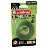 FITA DUPLA FACE ADELBRAS 12MM X 2M BLISTER TRANSPARENTE