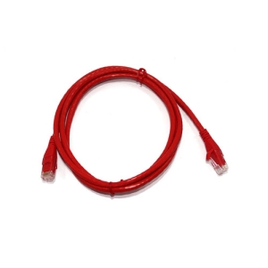 PATCH CORD CAT 6 3,0M VERMELHO MAXI TELECOM