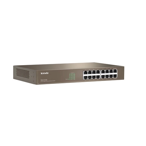 SWITCH TENDA 16 PORTAS GIGABIT ETHERNET 10/100/1000 TEG1016D