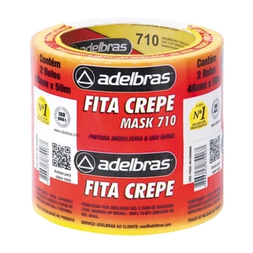 FITA CREPE ADELBRAS 710 48MM X 50M