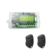 KIT 2 CONTROLE REMOTO CDVI RKIT R2T + 1 RECEPTOR RADIUM WR2LCD