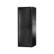 RACK FECHADO 19 44U X 800 X 800MM PARA PISO COM PORTA PERFURADA E 2 GUIAS VERTICAIS PRETO