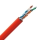 CABO U/UTP LAN FURUKAWA - SOHO PLUS CAT 6  4P CMX 24AWG VERMELHO 23400207