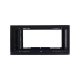 RACK MINI 19 PARA PAREDE 05U X 570MM PRETO