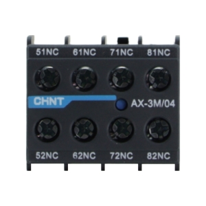 CONTATO AUXILIAR PARA MINI CONTATOR CHINT G AX-3M/04(R) 0NA + 4NF