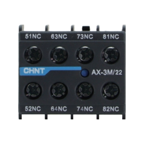 CONTATO AUXILIAR PARA MINI CONTATOR CHINT G AX-3M/22(R) 2NA + 2NF