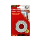 FITA DUPLA FACE 3M FIXA FORTE ESPUMA 12 MM X 1,5 METROS