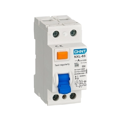 INTERRUPTOR DIFERENCIAL RESIDUAL (IDR) CHINT 1P 40A (G NXL-63 1P+N 30MA AC 6KA(R))