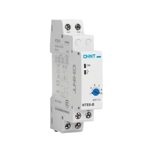 RELÉ TEMPORIZADOR CHINT G NTE8-B 1S-10S 220V ON DELAY