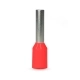 TERMINAL ELÉTRICO HELLERMANN HIT01008-1 PIN TUB DIN 1MM2 COM 100 UNIDADES VERMELHO