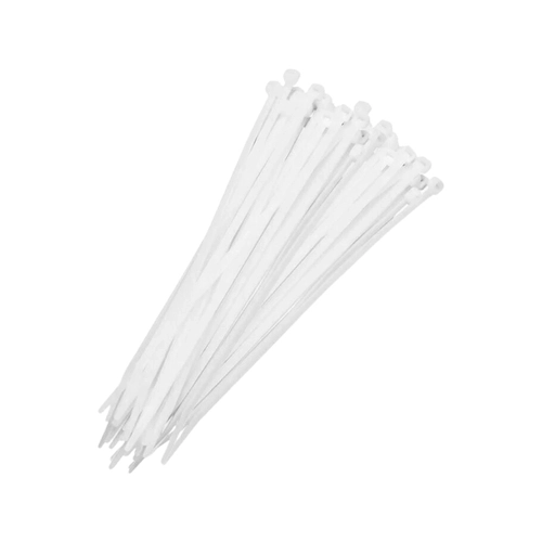 ABRAÇADEIRA PLÁSTICA HELLERMANN 15CM X 3,5MM BRANCO COM 100 UNIDADES T30R BRANCO