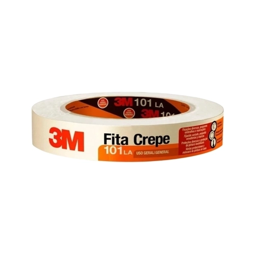 FITA CREPE 3M 101LA 18MM X 50 METROS