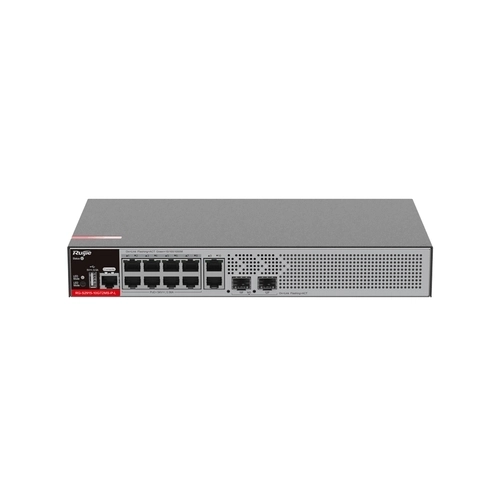 SWITCH POE GERENCIÁVEL RUIJIE RG-S2915-10GT2MS-P-L (LAYER 2+) 10 PORTAS 1GE + 2 PORTAS 2.5G SFP