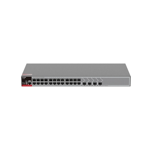 SWITCH POE GERENCIÁVEL RUIJIE SFP RG-S2915-24GT4MS-P-L (LAYER 2+) 24 PORTAS 1GE + 2 PORTAS 2.5G