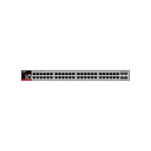 SWITCH GERENCIÁVEL RUIJIE RG-S2915-48GT4MS-L (LAYER 2+) 48 PORTAS 1GE + 4 PORTAS 2.5G SFP