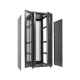 RACK FECHADO NAZDA 19 POLEGADAS 44U X 800MM X 1000MM PARA PISO COM PORTAS TRASEIRAS PERFURADAS PRETO