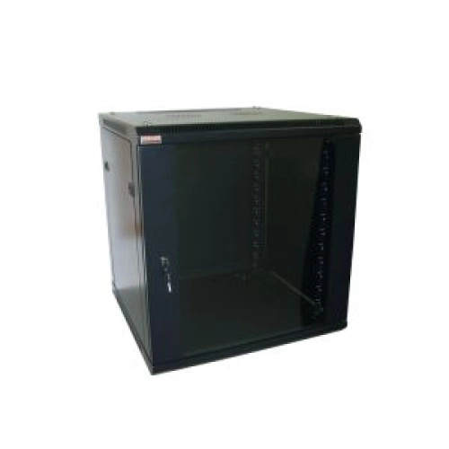 RACK MINI NAZDA 19'' 12U X  600MM X 450MM PARA PAREDE PRETO