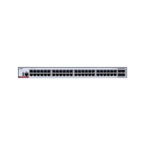 SWITCH GERENCIÁVEL (L3) RUIJIE RG-CS83-48GT4XS 48 PORTAS GE + 04 PORTAS 10G SFP+ COM FONTE