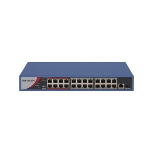 SWITCH HIKVISION DS-3E0326P-E/M 10/100 POE + 01P 10/100/1000 + 01 SFP (24 PORTAS)