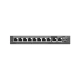 SWITCH POE+ RUIJIE/REYEE RG-ES210GS-P GERENCIÁVEL (L2) 8 PORTAS POE + 1 PORTA RJ45 + 1 PORTA COMBO COM FONTE