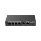 SWITCH POE+ RUIJIE/REYEE RG-ES206GS-P GERENCIÁVEL (L2) 4 PORTAS POE + 1 PORTA RJ45 + 1 PORTA COMBO COM FONTE