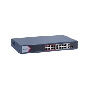 SWITCH HIKVISION DS-3E1318P-EI/M 10/100 POE 16 PORTAS