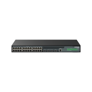 SWITCH INTELBRAS 24 PORTAS 10/100/1000 4 PORTAS SFP 1000 BASE-X S2328G-A (GERENCIÁVEL)