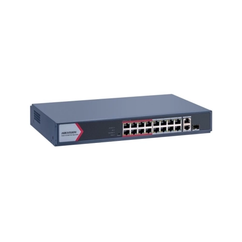 SWITCH HIKVISION DS-3E1318P-EI/M 16 PORTAS 10/100 POE