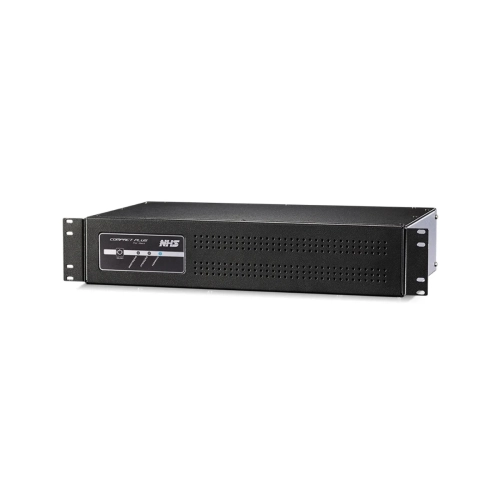 NOBREAK NHS COMPACT PLUS III 1200VA RACK 2U BATERIA SELADA 7AH COM ENG PRETO