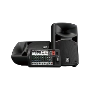 SISTEMA DE PA PORTÁTIL STAGEPAS YAMAHA 600BT COM BLUETOOTH