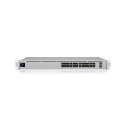 SWITCH GERENCIÁVEL UBIQUITI USW-PRO-24-POE-BR 16 PORTAS GE POE+ / 8 PORTAS GE POE ++ / 2 PORTAS SFP+