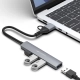 HUB C3T HU-C500GY USB-C 4 PORTAS 3.0