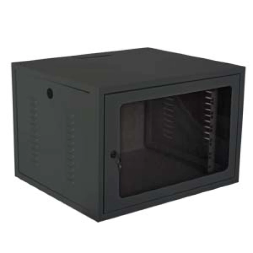 RACK MINI 19 09U X 570 MM PARA PAREDE PRETO