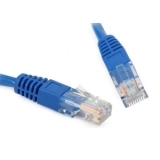 PATCH CORD CAT 5 2,5 M AZUL MAXI TELECOM