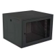 RACK MINI 19 8U X 470 MM PARA PAREDE PRETO