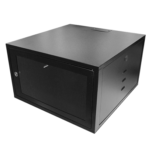 RACK MINI 19 06U X 470 MM PARA PAREDE PRETO