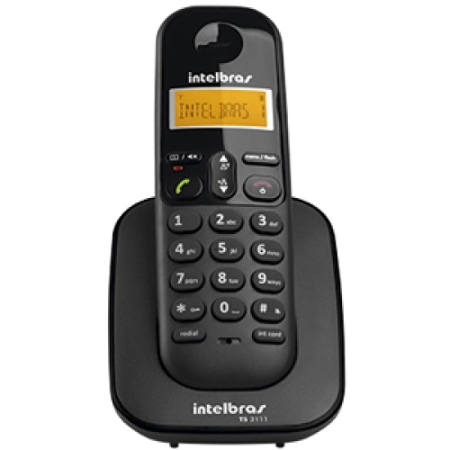 TELEFONE SEM FIO INTELBRAS TS 3111 RAMAL PRETO