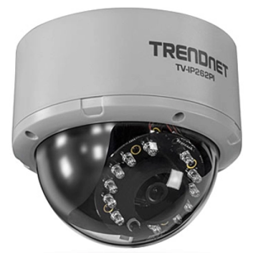 CAMERA IP DOME TRENDNET HD 1.3MP CMOS 3.58MM POE TV-IP262PI