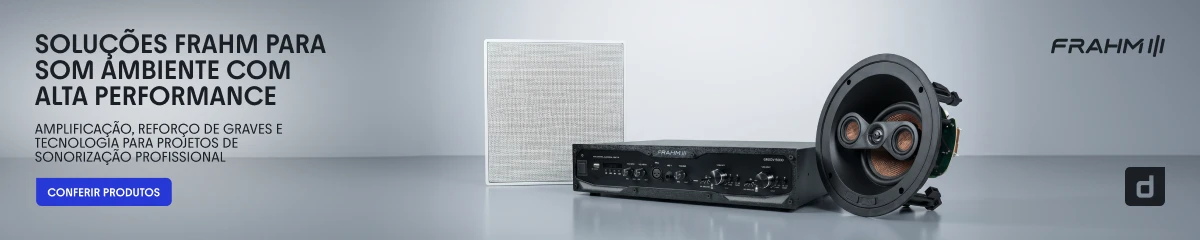 LINHA - AUDIO E VIDEO Banner 2 fixado categoria- SOM AMBIENTE