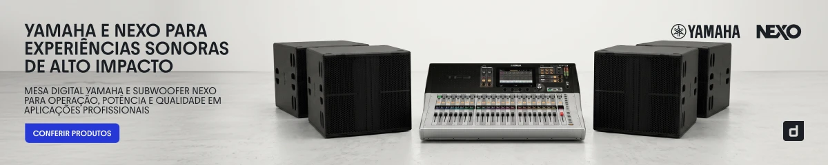 LINHA - AUDIO E VIDEO Banner 1 fixado categoria- som profissional